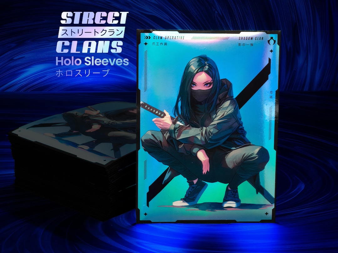 Ninja Clan Holofoil Sleeves - Compatible With MTG - Set of 105
