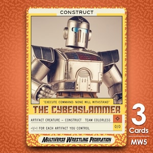 3x Konstrukt Token für MTG - Multiverse Wrestling Federation - MW5