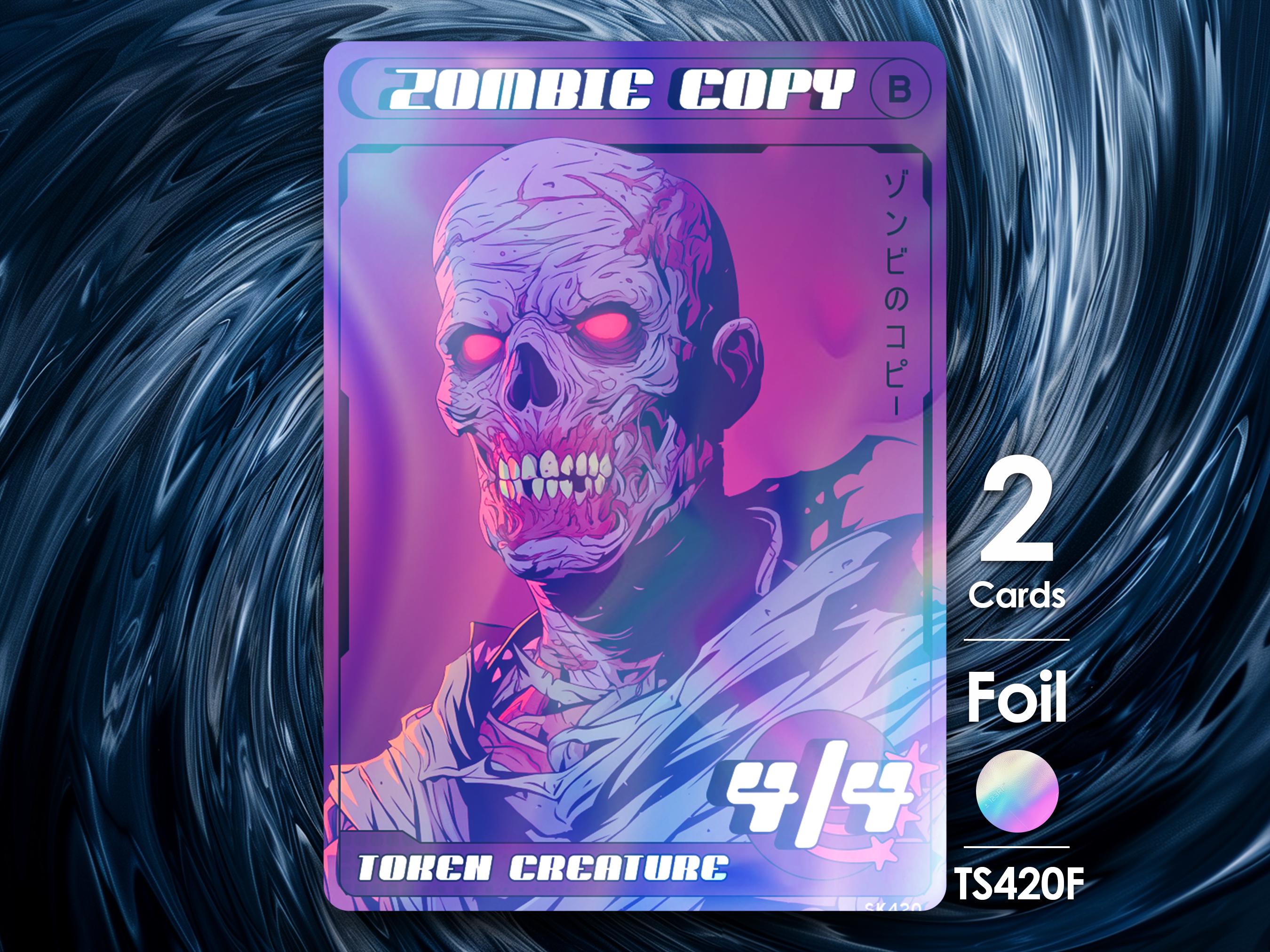 MTG用ゾンビコピーフォイルトークン2枚 - Street Clans by Alfie 