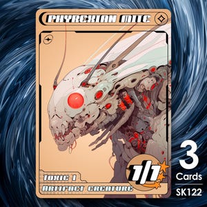 3x Phyrexian Mite-token voor MTG - Street Clans by Alfie SK122