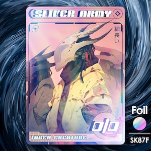 Sliver Army-tokenfolie voor MTG - Street Clans van Alfie SK87F