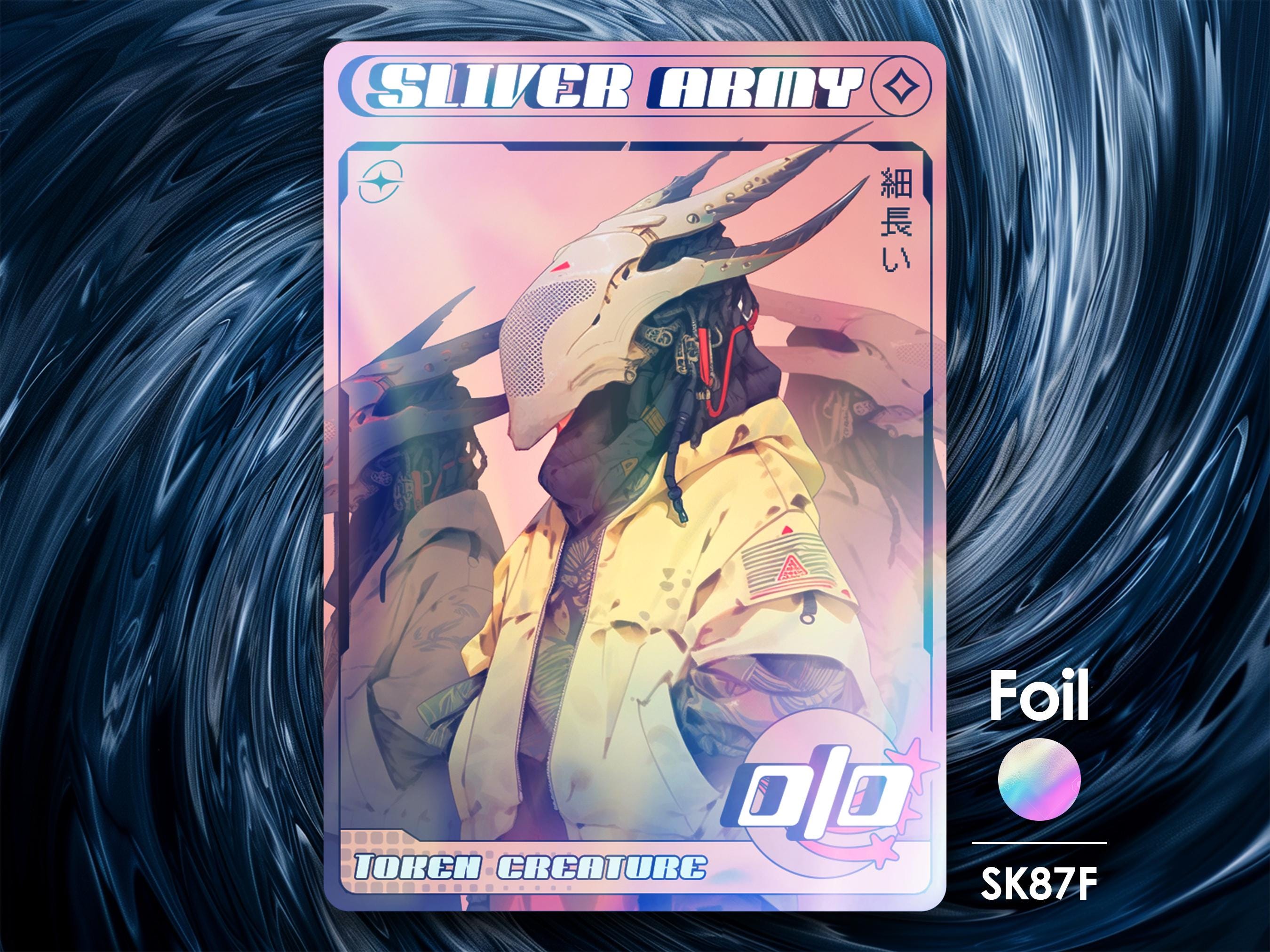 Sliver Army Token Foil for MTG - Street Clans by Alfie SK87F - Etsy