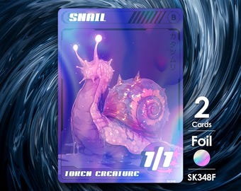 mtg snail cards Token (14) // Thundertrap Trainer Token (09) [Bloomburrow: Tokens] [Foil] – Face to Face Games The Gathering Finding snail cards for magic