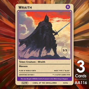 3x Gettoni MTG Spettro - L'avventura di Alfie di Alfie AA116