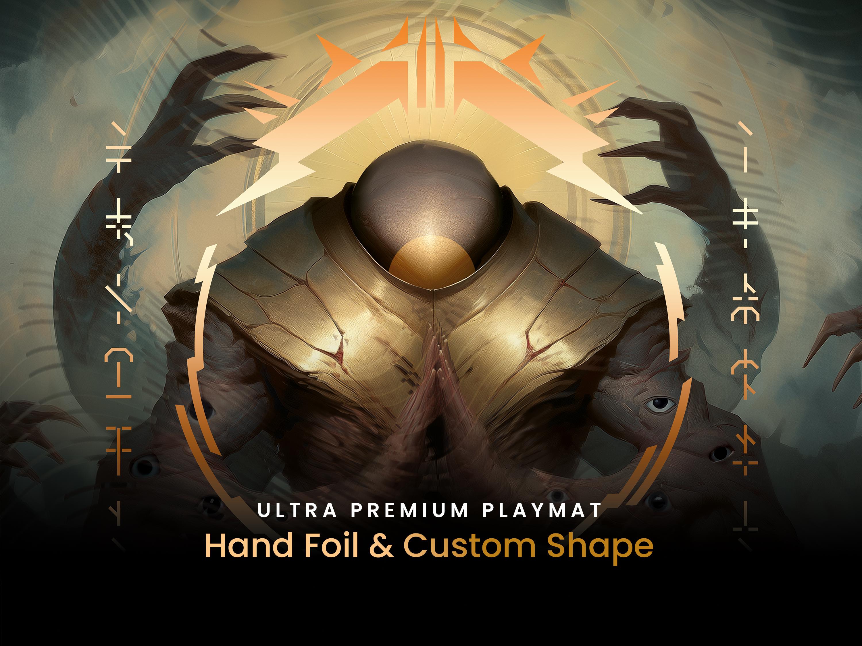 The Great Distortion Foil Playmat - Eldrazi Kozilek - Custom Shape