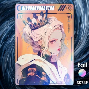 Gettone Foil Monarca per MTG - Street Clans di Alfie SK74F