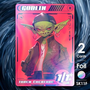 2 x Goblin-folietokens voor MTG - Street Clans by Alfie SK11F