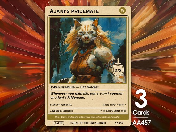 mtg cards like ajani's pridemate Rin and Seri Inseperable WAR] Ajani's Pridemate : r/magicTCG