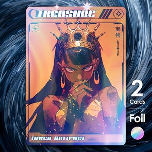 2x Treasure Foil Tokens für Magic - Street Clans von Alfie SK58F