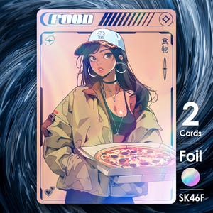 2x Food Token Foil for MTG - Street Clans by Alfie SK46F