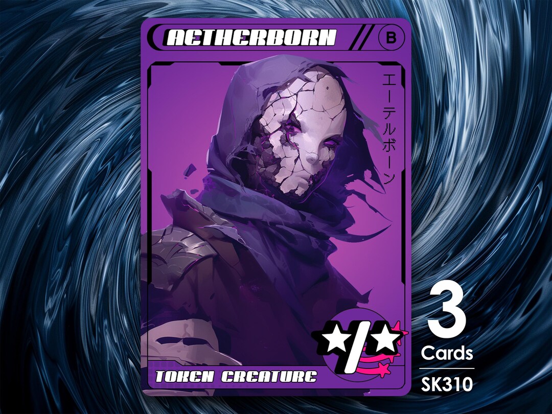 3x Aetherborn Tokens for MTG - Street Clans by Alfie - SK310 - Etsy