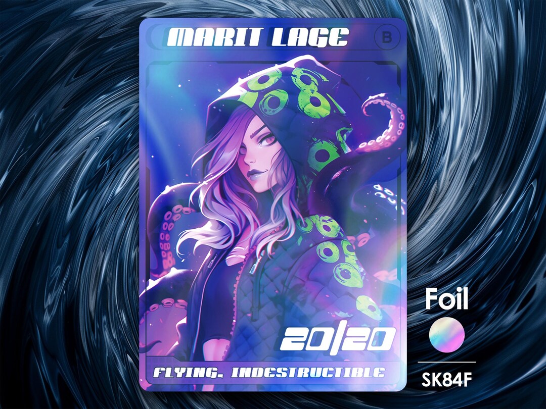 Marit Lage Foil Token for Mtg - Street Clans by Alfie SK84F - Etsy