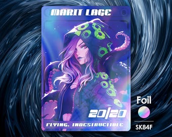 Marit Lage Foil token for mtg  - Street Clans by Alfie SK84F