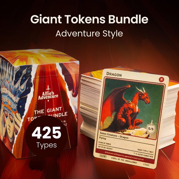 Giant Adventures EDH Token Bundle 400+ Token Typen - Alfie's Adventure