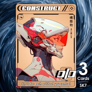 3x Construct-token voor MTG: Street Clans van Alfie SK7
