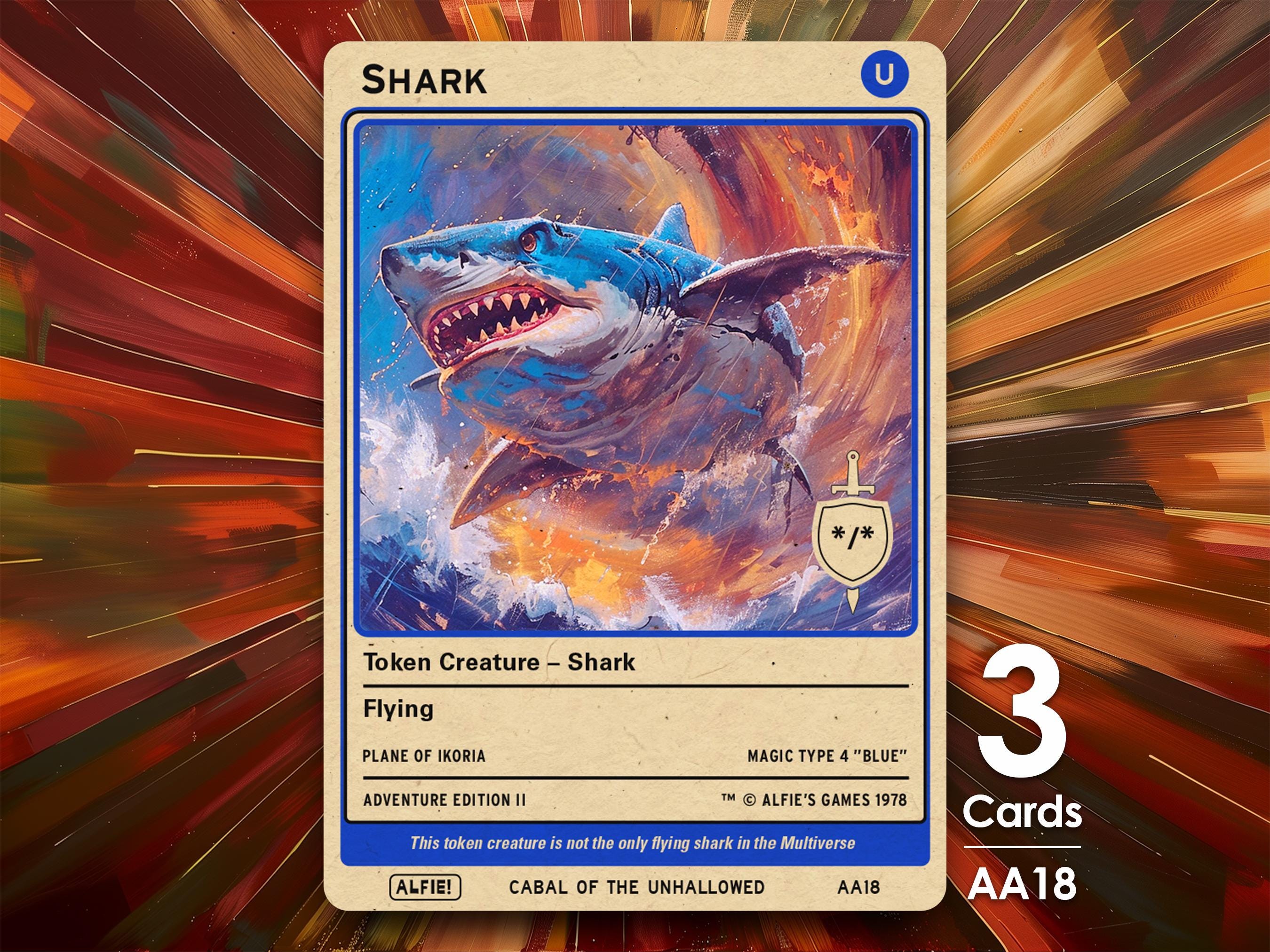 shark mtg cards Amazon.com: WZCJDHMJ Card Deck Box for MTG Cards Fits 100+ Single Sleeved  Cards,Strong Magnetic Game Card Storage Box for MTG/TCG/CCG and other  Trading Cards-Shark : Toys & Games main image 1