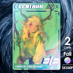 2x Centaur Foil Tokens für mtg - Street Clans von Alfie - SK330F