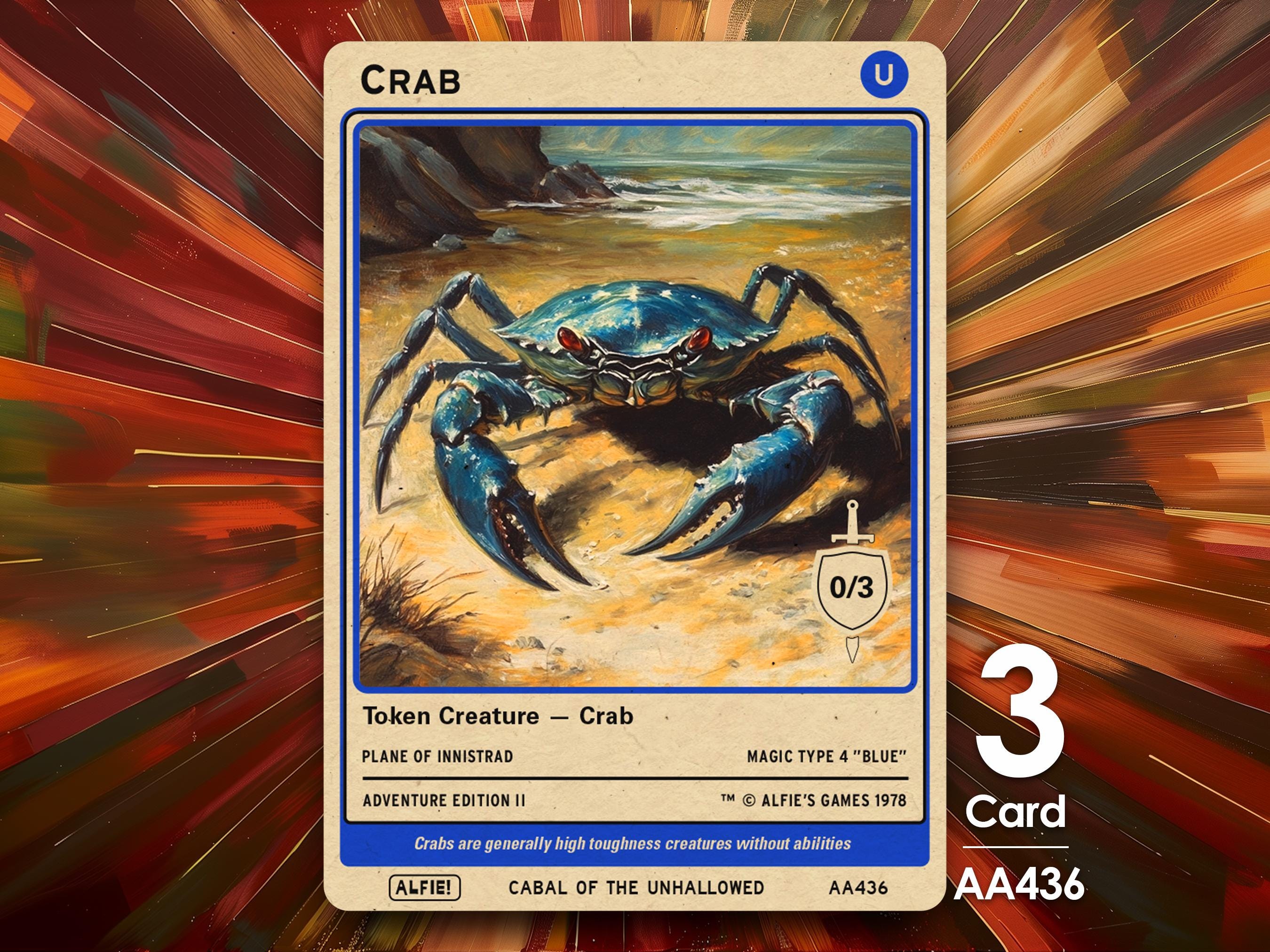 Crab Deck Box Mtg - Etsy