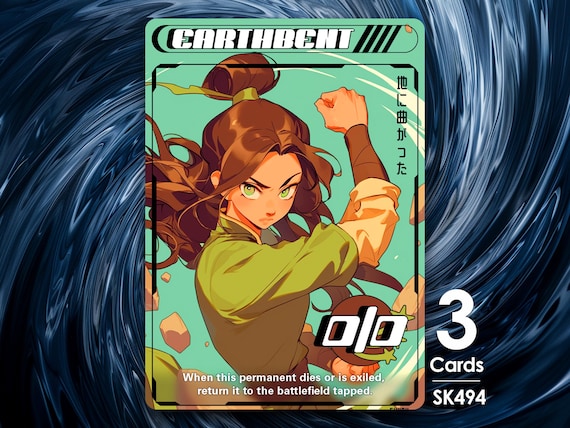 3x Earthbend Marker Token for MTG - Street Clans by Alfie SK494 - Etsy