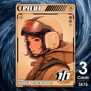 3x segnalini pilota per MTG - Street Clans di Alfie SK75