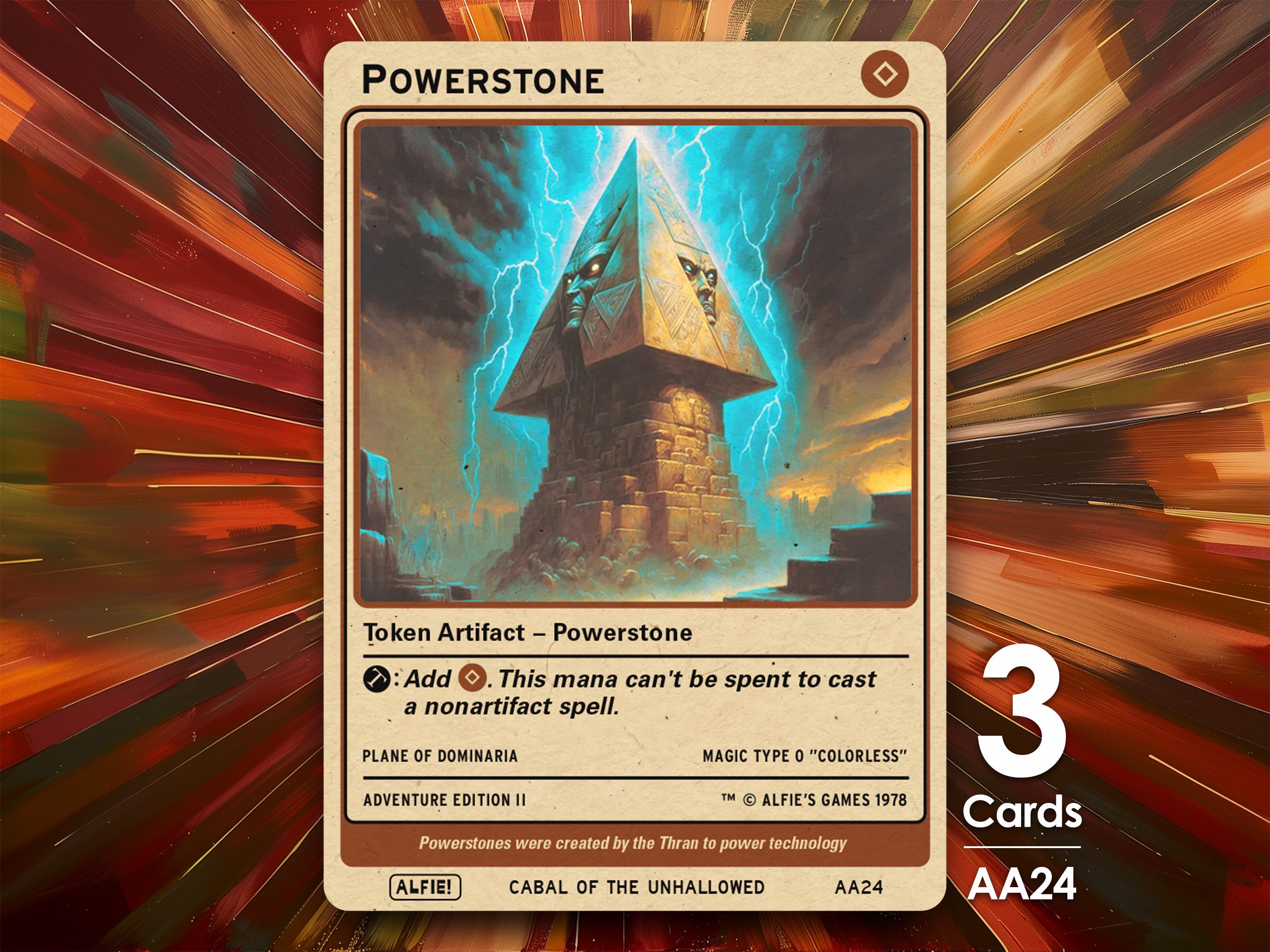 mtg powerstone token cards Powerstone - Saproling token FOIL , Dominaria United , NM ,MTG , FREE SHIPPING