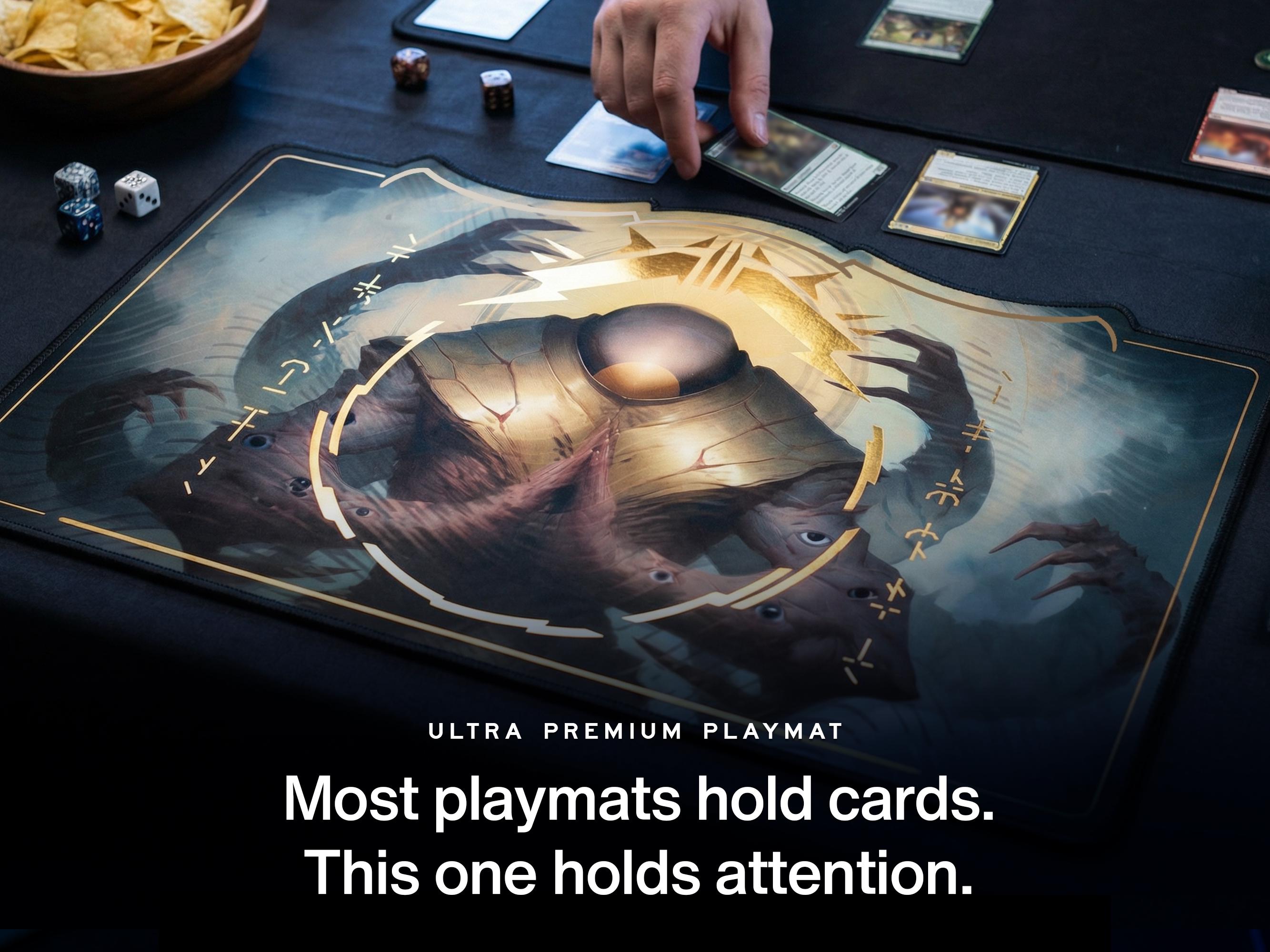 The Great Distortion Foil Playmat - Eldrazi Kozilek - Custom Shape