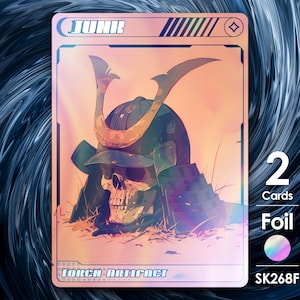 2x Junk Foil Tokens für mtg - Street Clans von Alfie SK268F