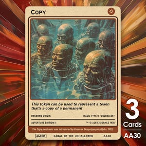 3x kopie MTG-token - Alfie's Adventure van Alfie AA30