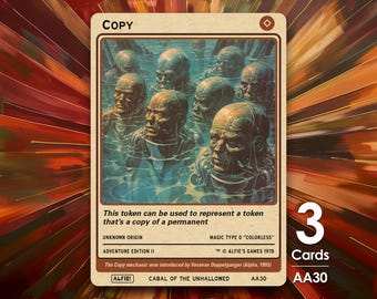 3x Copy MTG Token - Alfie's Adventure by Alfie AA30