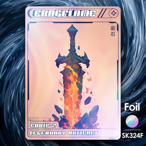 Cragflame Foil Token für mtg - Street Clans von Alfie SK324F