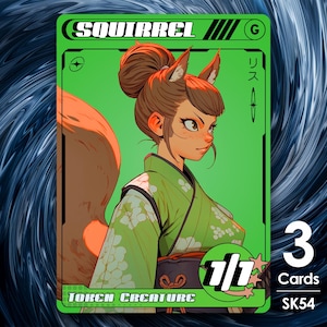3x Écureuil pour MTG - Street Clans par Alfie SK54