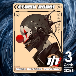 3x Clown Robot  for MTG - Street Clans by Alfie SK368