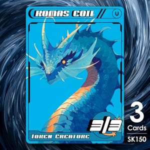 3 fichas de Bobina de Koma para mtg - Street Clans de Alfie SK150