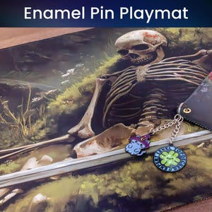 Life & Death Magic Pin Playmat - Custom Art - Compatibel met Magic - Mtg-accessoire cadeau