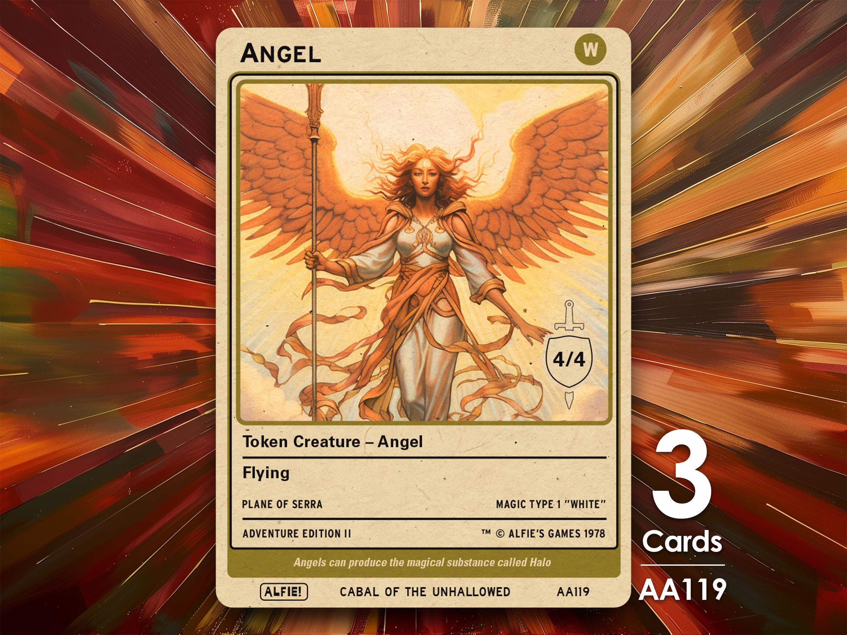 天使 悪魔 両面トークン 10枚 天使 悪魔 両面トークン 10枚