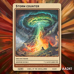 Storm Counter MTG-token - Alfie's Adventure door Alfie AA241