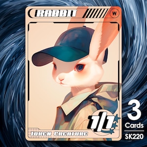 3x konijnenmunt voor mtg - Street Clans by Alfie SK220