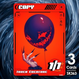 3 copie del Palloncino Rosso per MTG - Street Clans di Alfie SK363