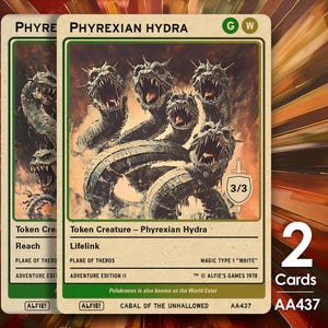 2x Phyrexian Hydra Token - Alfie's Adventure von Alfie - AA437