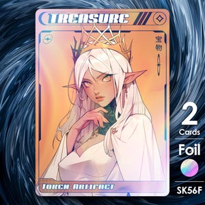 2x Treasure Foil Tokens für MTG - Street Clans von Alfie SK56F