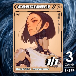 3x ConKonstrukt 1/1 Token für mtg - Street Clans von Alfie SK199