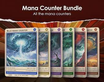 Mana Counter Bundle for MTG - Alfie's Adventure AA236-40 - Etsy