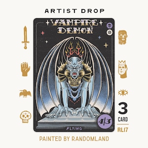 mtg ixalan vampire cards Mephidross (Borderless) [The Lost Caverns of Special Gu An individual card from the Magic The Lost Caverns Of Ixalan