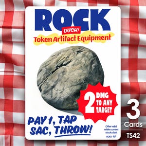3x Rock-token voor mtg - Thraben Supermarket by Alfie TS42