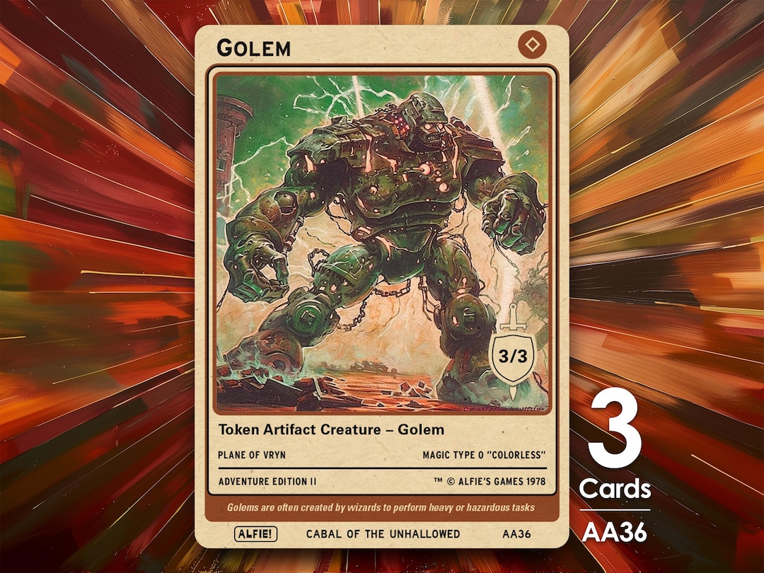 cards that create golem tokens mtg Magic The Gathering - Modern Horizons 3 - Phyrexian Create a 3/3 colorless Golem artifact creature token For those of you waiting
