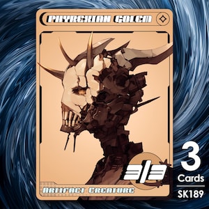 3x Phyrexian Golem-token voor mtg - Street Clans by Alfie € 199,-