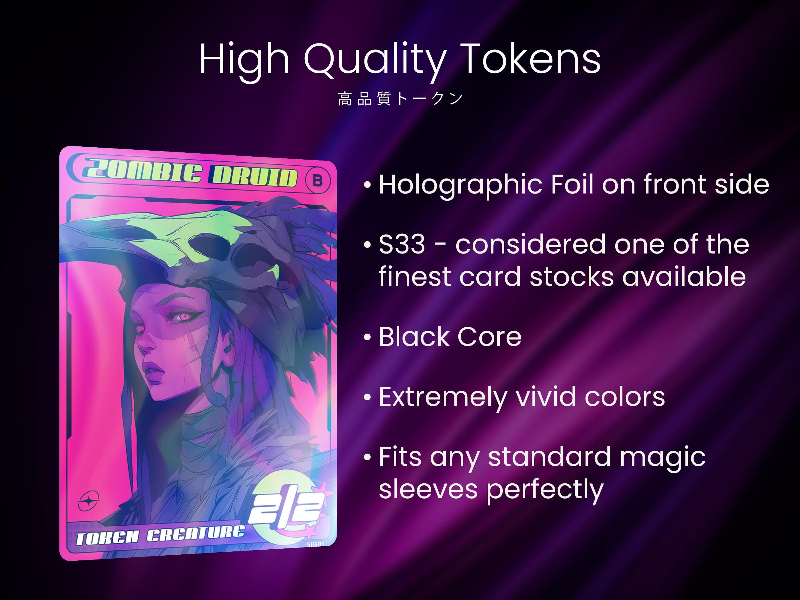 2x Eldrazi Spawn Tokens Foil for Mtg - Street Clans by Alfie