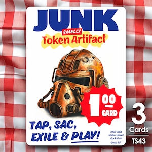 3x Junk Token für mtg - Thraben Supermarkt von Alfie TS43