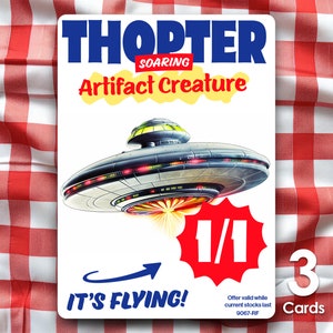 3x Thopter-token voor Magic - Thraben Supermarket - TS22