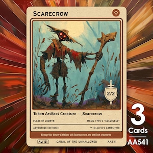 x3 Scarecrow Token  for MTG - Alfie's Adventure by Alfie AA541